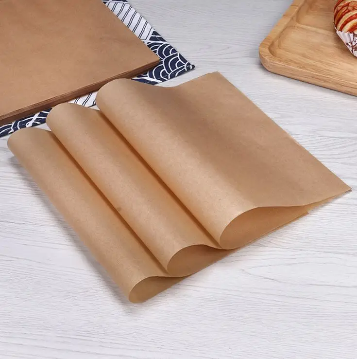 12x16 Inches Non-Stick Precut Baking Parchment Paper Sheet Unbleached Greaseproof Silicone Paper Cookie Bread Bakery Paper Liner