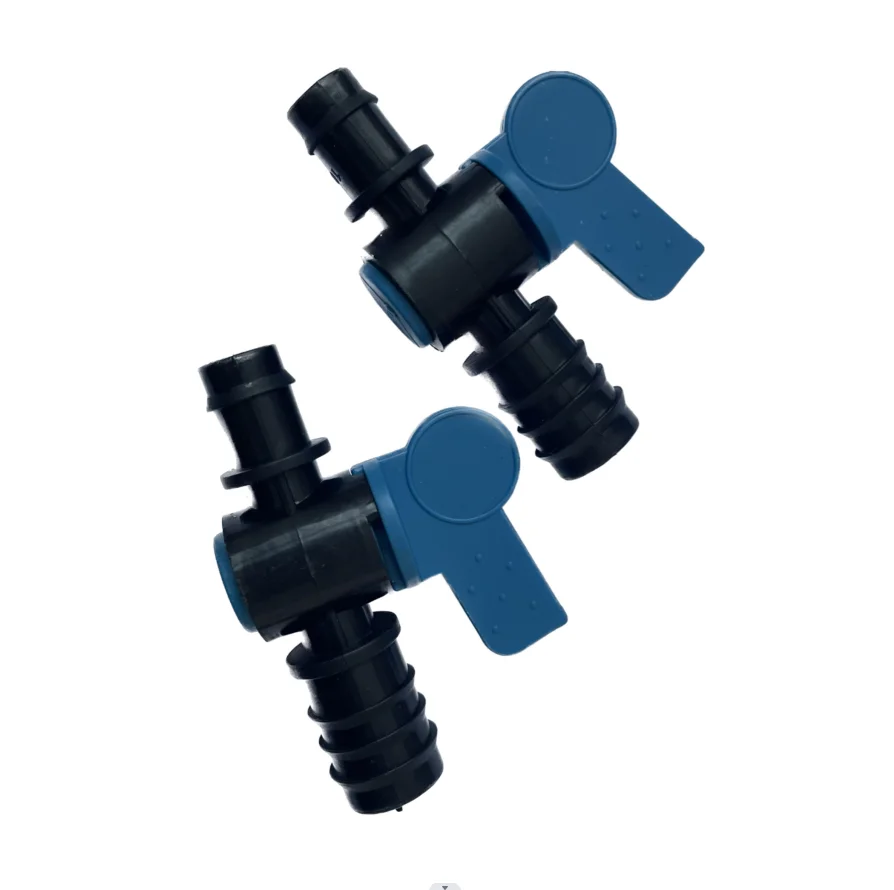 Factory direct plastic MinI valve 16mm 20mm start purchase connector for irrigation hose with good quality