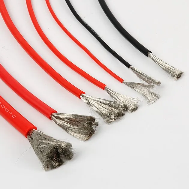2awg 6awg 10awg 12awg 14awg 20awg 22awg Flexible Silicone Wire Red Ul3239 Silicone electric wire and cable
