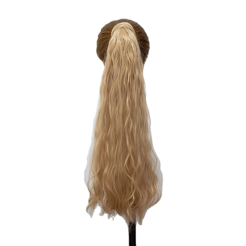 Curly  Water Wave  Synthetic Hair Extensions Ponytail Wig waves Hair Ponytail