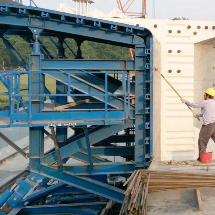 steel metal permanent formwork beam for concrete Precast Bridge Construction Formwork Segmental Box Girder Formwork System