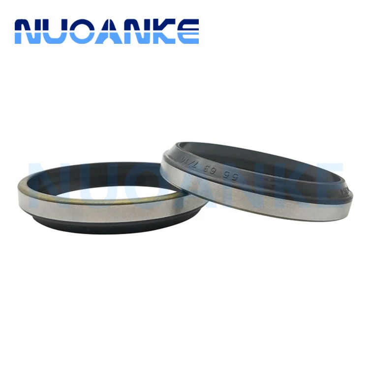 Hydraulic Cylinder Seal Ring Metal Skeleton Oil Seal NBR Rubber Dust PU Wiper GA Seal