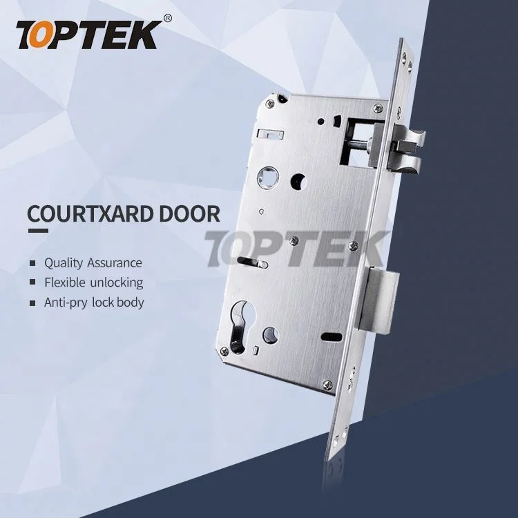 European Model Cerradura Para La Puerta Ventana Aluminum Window Sliding Hook Latch Oval Cylinder Mortise Door Lock