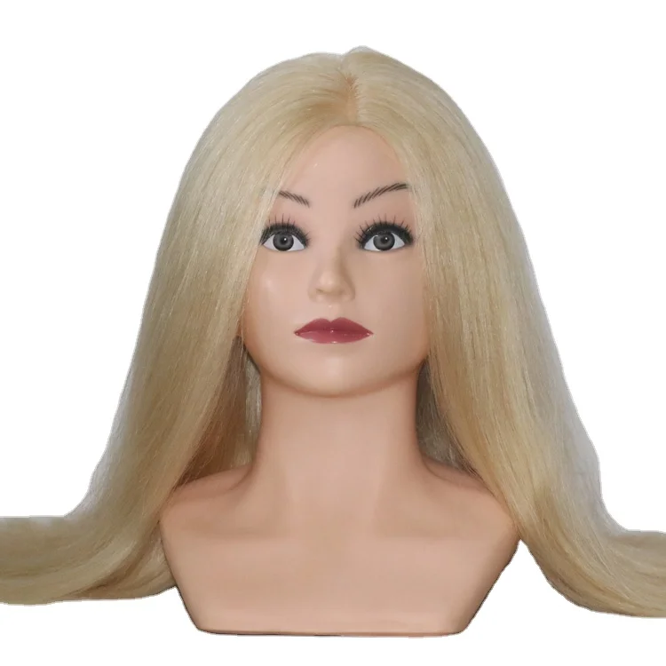 New Arrival 100% Human Hair Female Training Mannequin Head with Shoulder