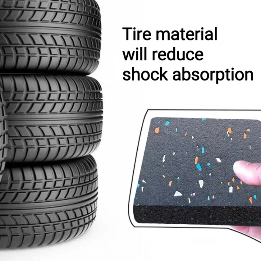 Top Selling Indoor Rubber Gym Floor Tiles Protective Mat for Exercise Use