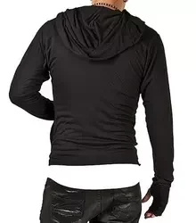 Men Fashion Side Zipper Hoodies Sweatshirts Cotton Coat Sports Jacket Diagonal Zipper Mens Assassin Tops Hoodie