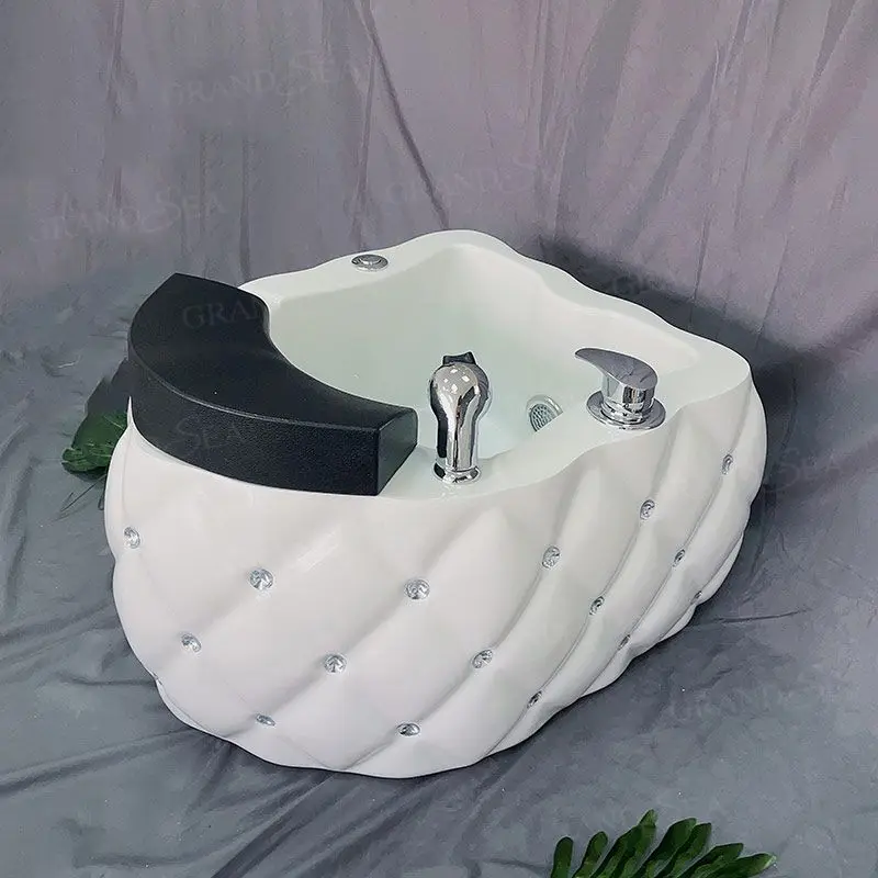 2025 the Latest High-Quality Guaranteed Acrylic Massage Foot Bath Salon Pedicure Bowl
