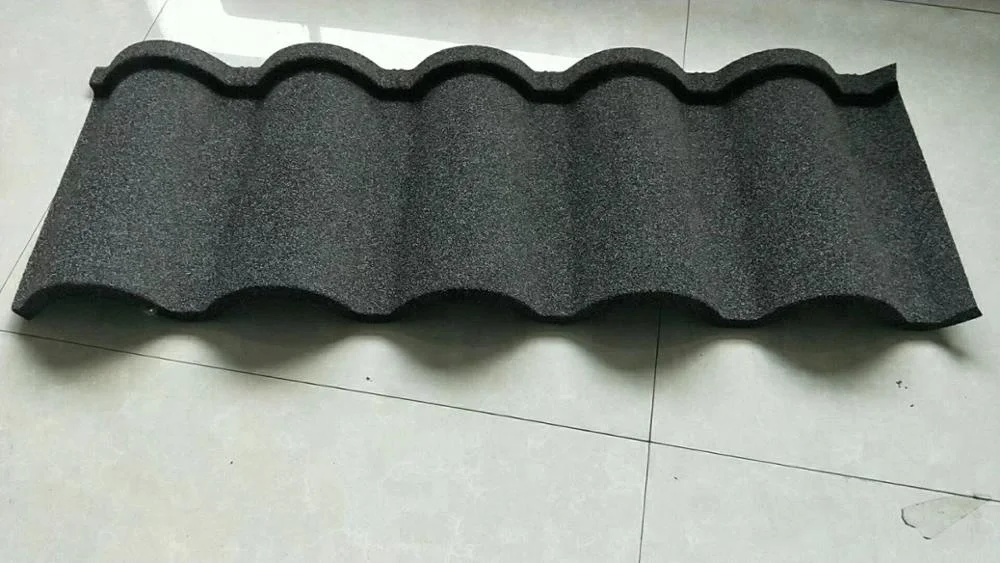 Roofing Tile Deep Wave Design Attractive Stone Coated Metal Roofing Sheets for Residential House