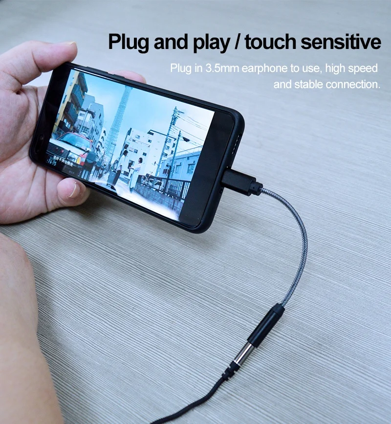 Hi-Fi Audio Type C 3.5mm Jack Headset Cable for Earphone Best Quality USB C Headphone Adapter ALC5686 Chip Reliable Factory