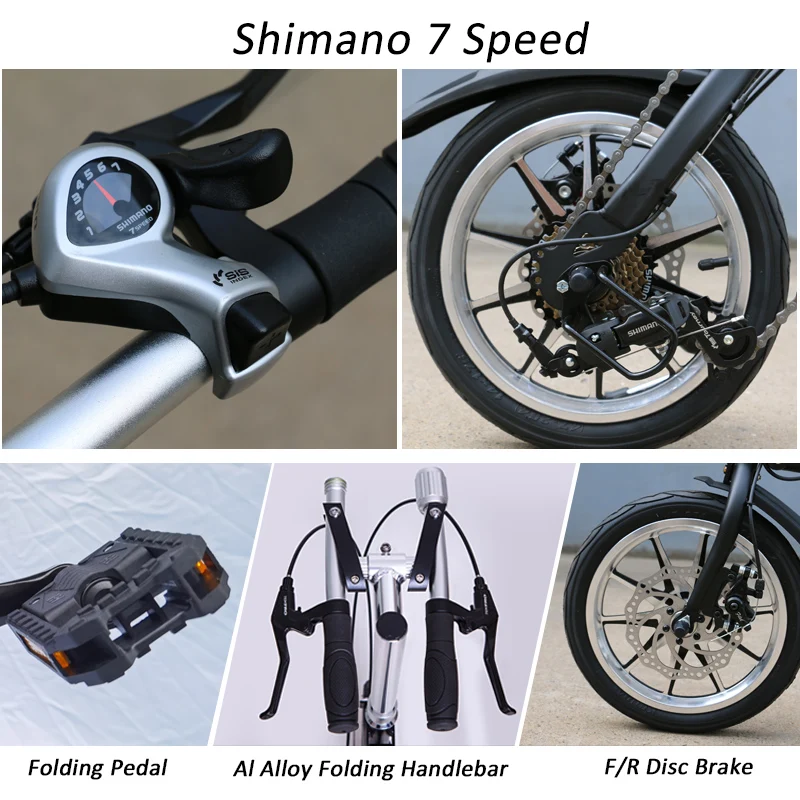Factory New 14 Inch Single Speed One Second Folding Bike City Bike