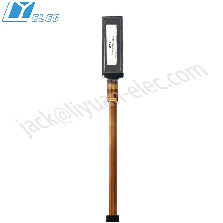 1.71inch128x32 auo round PMOLED wearable circular color oled 18 pin MIPI DSI smart watch small lcd display screen module