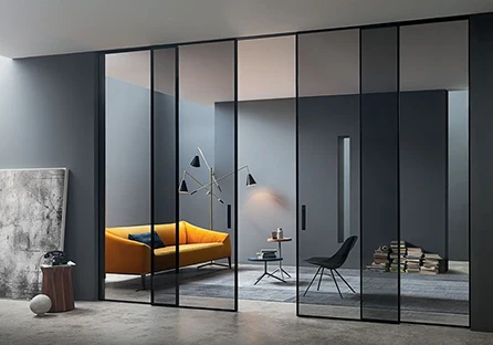  Home Furniture Modern Style Frosted Glass/Mirror Closets Wardrobe Sliding