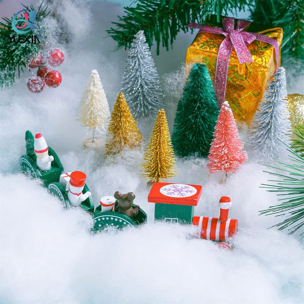 3 Pack 3 X 8FT Artificial Thickened Fluffy Snow Blanket for Christmas Village Trees and Craft Snowballs Decoration