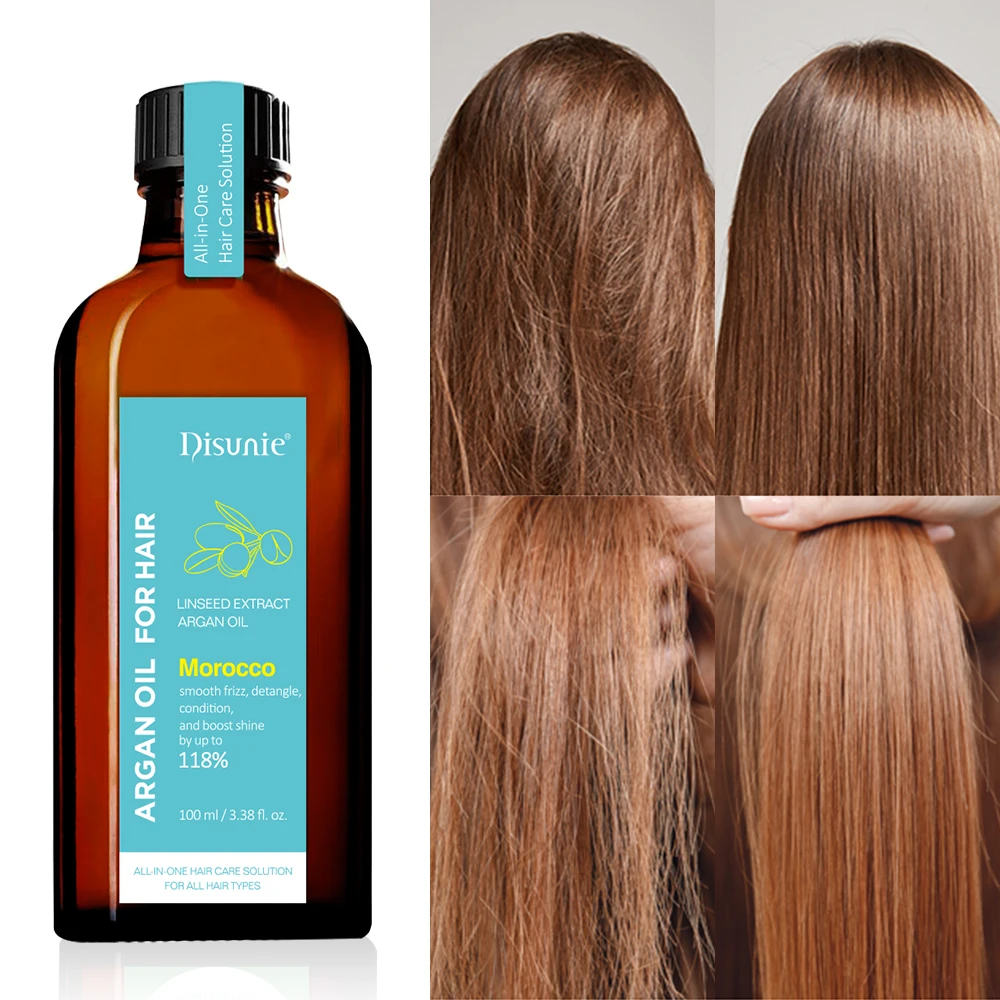 Drying Fast Argan Hair Oil Long-lasting Hydration No Sticky Smooth Hair Care Products For Black Women Private Label