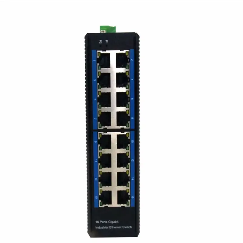 LBTD016G industrial switch poe sfp VLAN DC 48V input power portable 16port poe switches