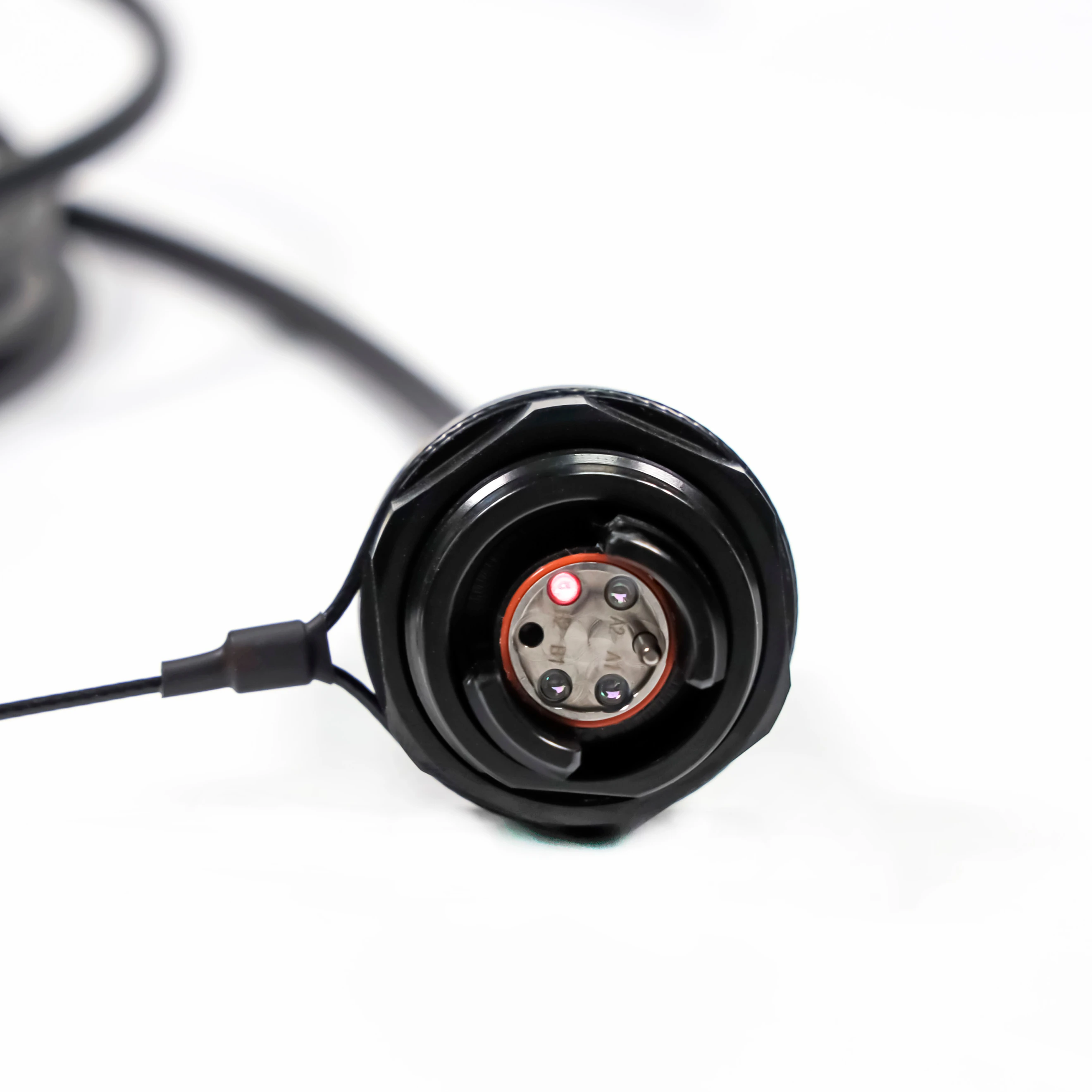 Волоконно-оптический Расширенный соединитель луча MIL-DTL-83526 гибридных конфигураций гермафродитного межсоединения, доступный 2/4/6/8CH