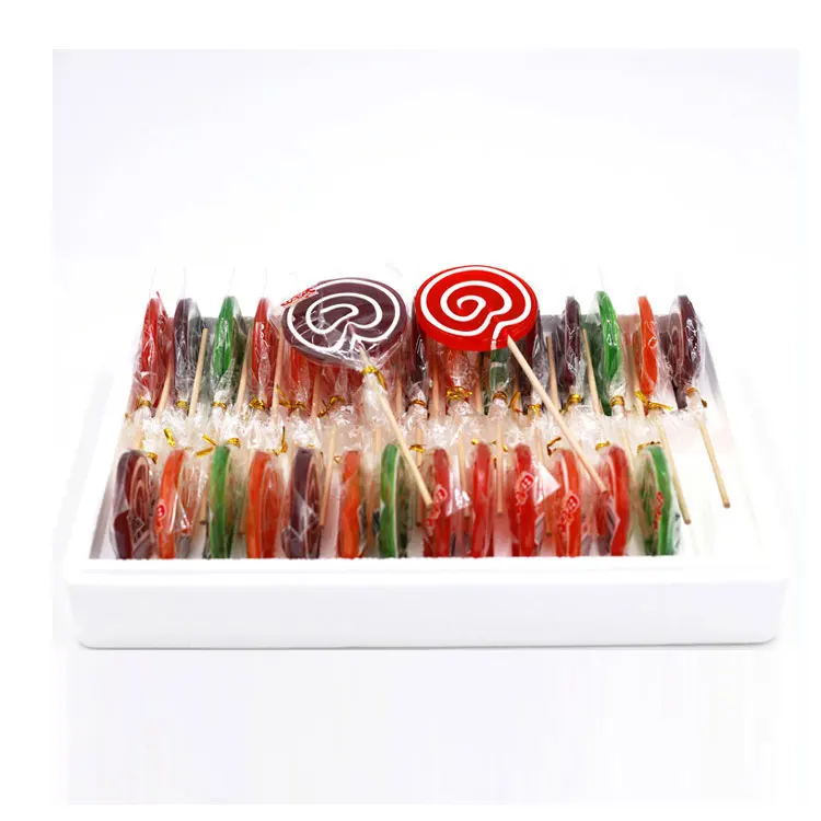 Hot Selling Crystal Swirl Candy lollipops 50g