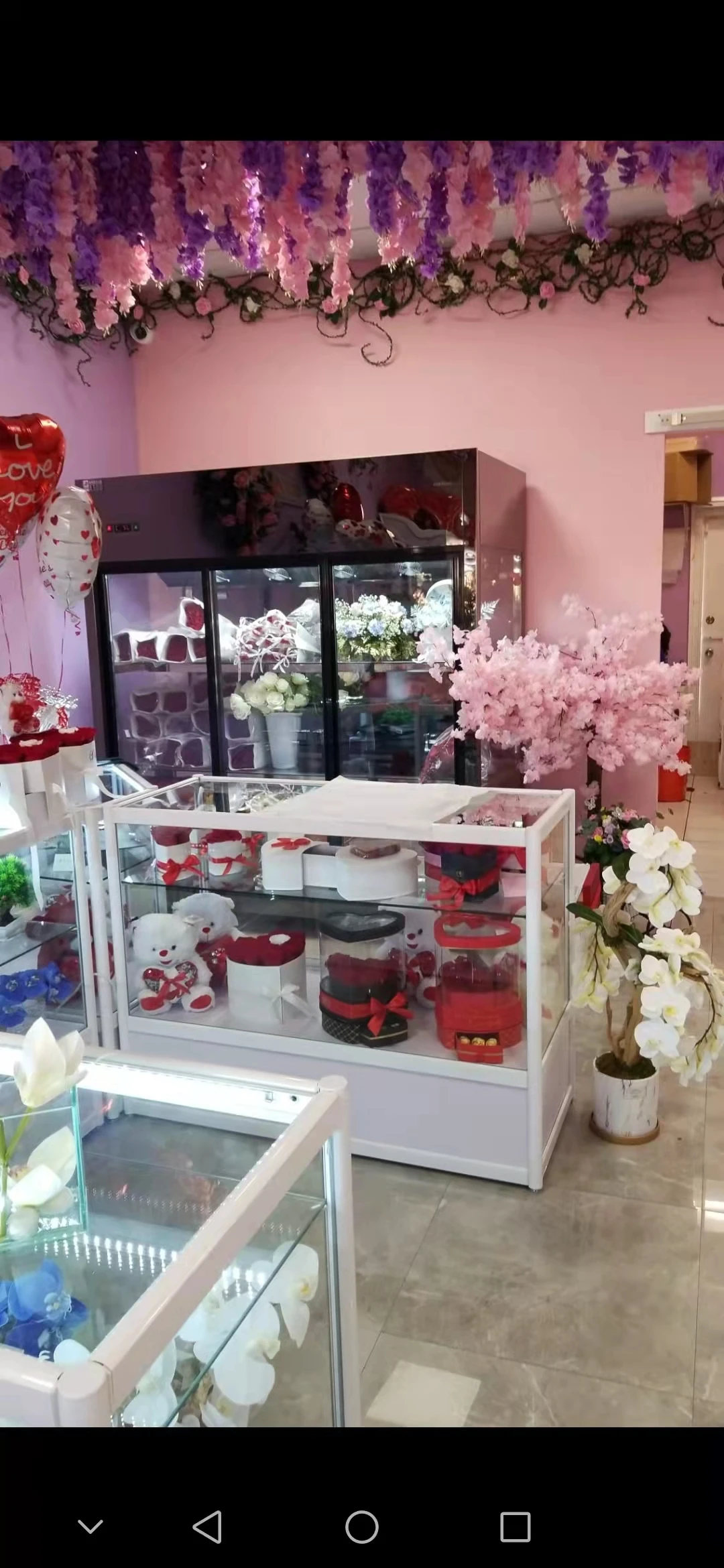 factory produces flower display fridges refrigerators-for-flowers