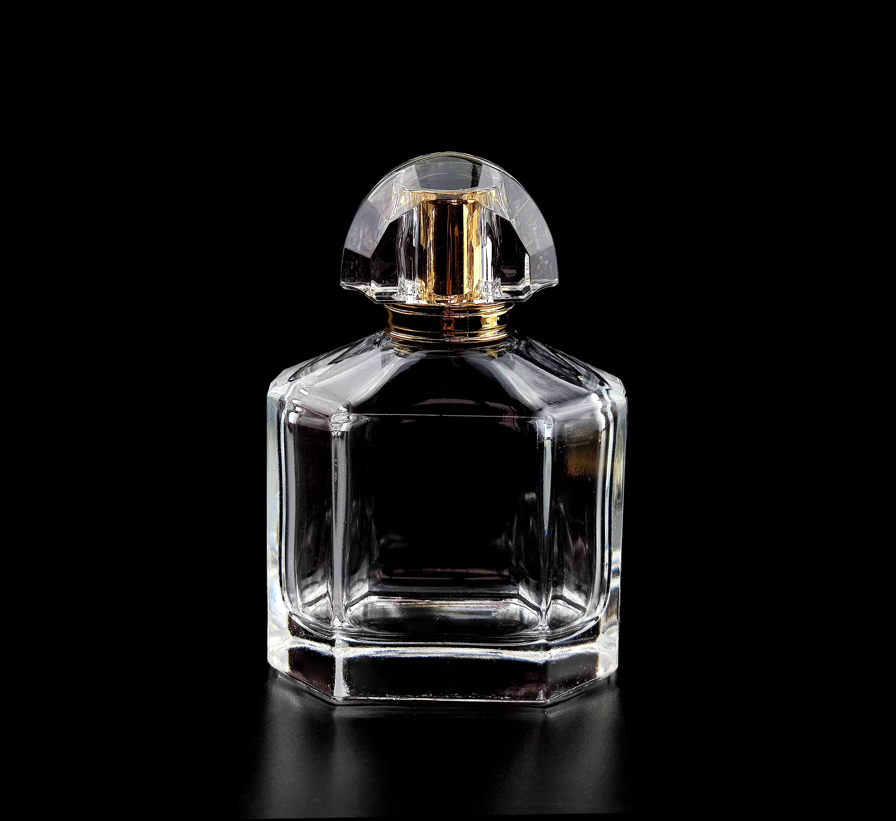 In stock high end decorative transparent 15mm surlyn diamond parfum cap crystal clear surlyn perfume top