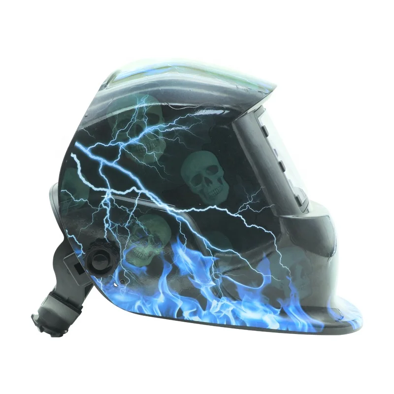 DAIERTA custom welding helmet heat resistant large view welding helmet with lights