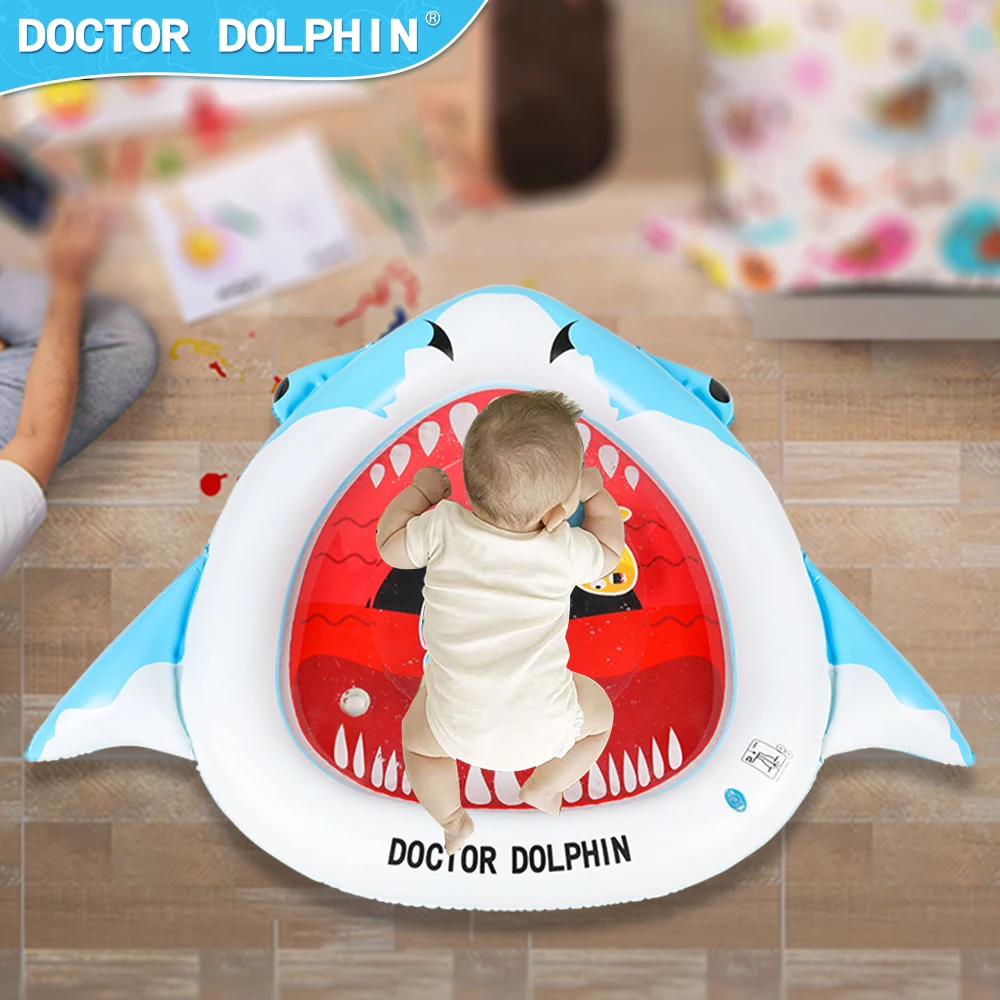 Inflatable Tummy Time Mat Premium Baby Water Play Mat Inflatable Patted Pad for Infants and Toddlers Baby Toys Crawling Mat