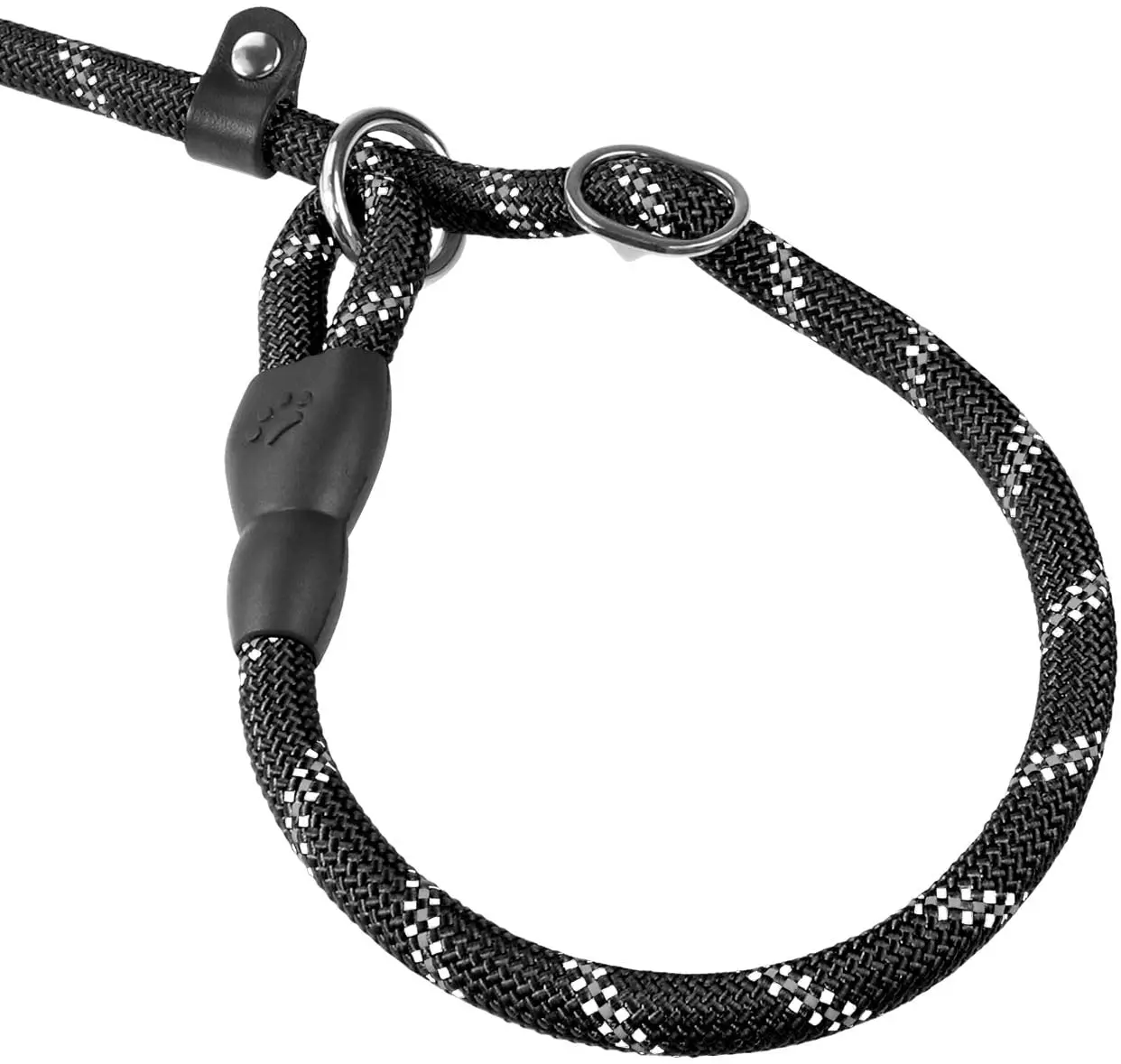 Светоотражающая нейлоновая тренировочная веревка, плетеная веревка для скалолазания, поводок для собак, роскошная цепочка для поводка для собак