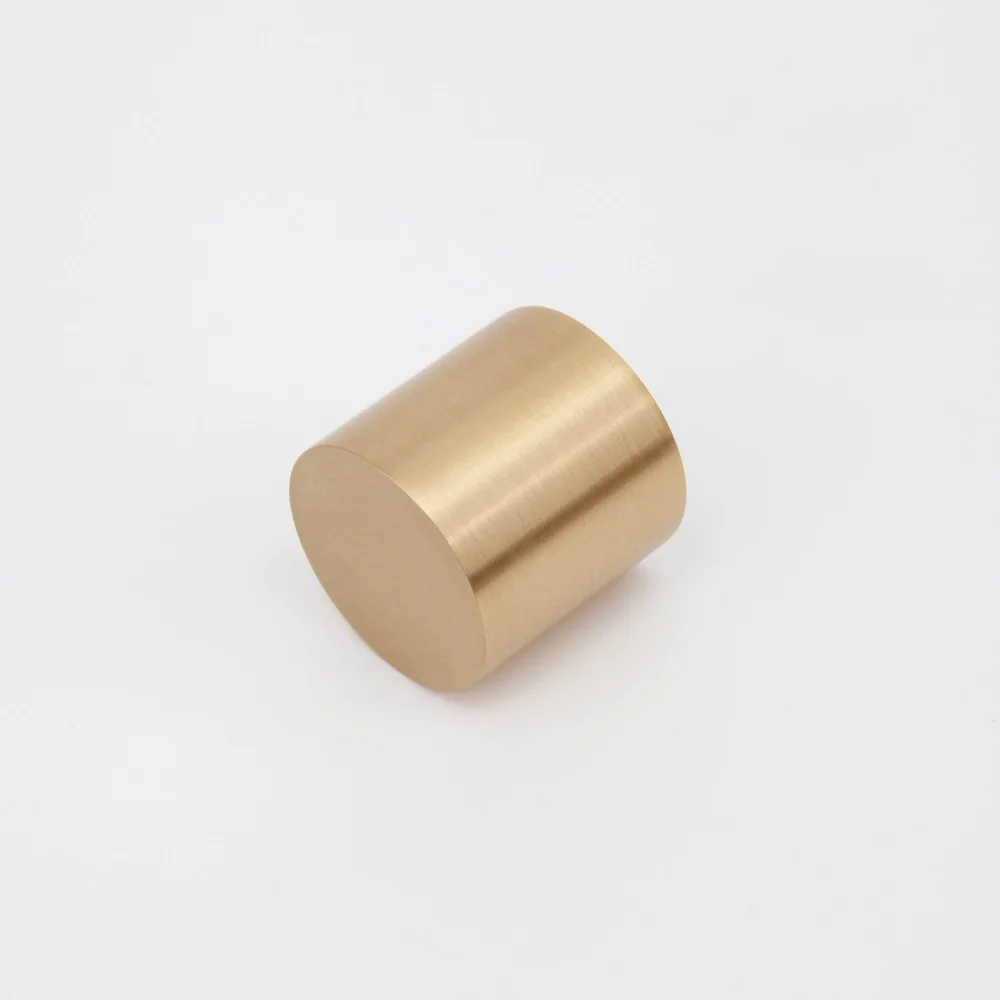 Maxery Simple Design Brass Pen Holder, Creative Geometric Shape Office Desk Storage Pen Insert Holder