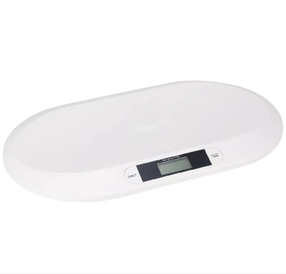 Baby Scale Digital Bathroom Baby Balance Weighing Scale 20kg 10g 2 AAA Battery Type Large Safe Platform