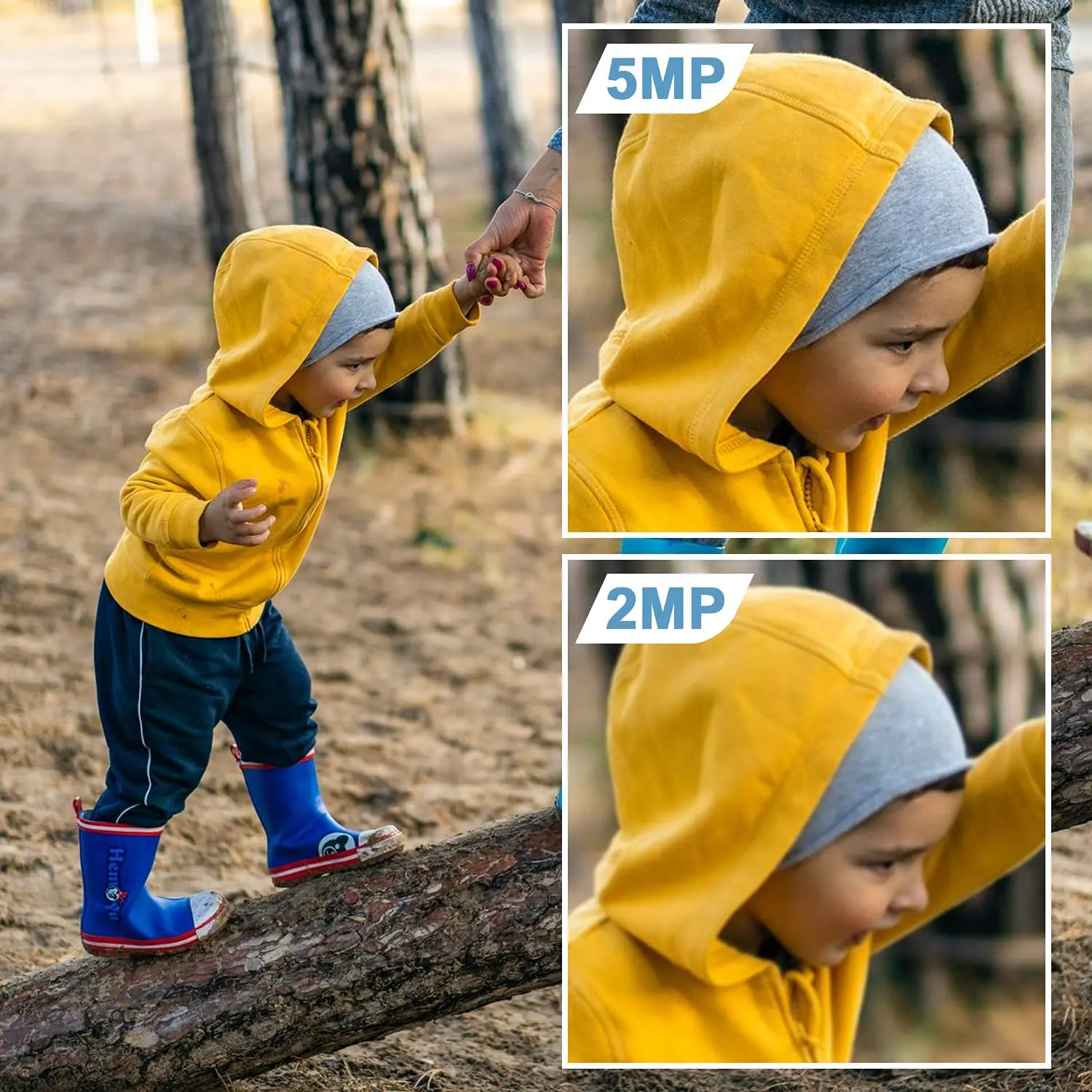 Anpviz 5mp ip camera Turret outdoor/home mini ip camera Built in Audio/Mic cctv camera security Night Vision 120dB WDR IP66