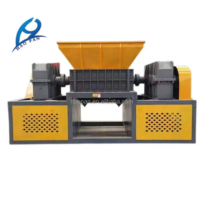 YYS-800 mini shredder machine metal waste tyre