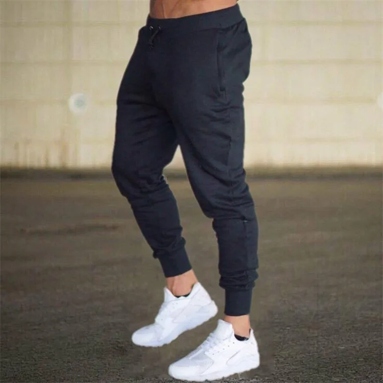 Hot Selling Fitness Jogging Pants Men Elastic Custom Joggers Sweatpants Sports Pants