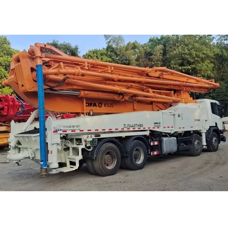 China zoomlion cifa construction concrete pumping machine cost of used concrete pump trucks for sale