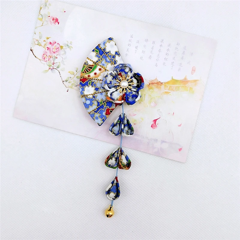 Заколка для волос в японском стиле Сакура, кролик, кисточка, 1 шт., заколка для волос, аксессуары для волос, Декор, реквизит для косплея, подарок для женщин и девочек