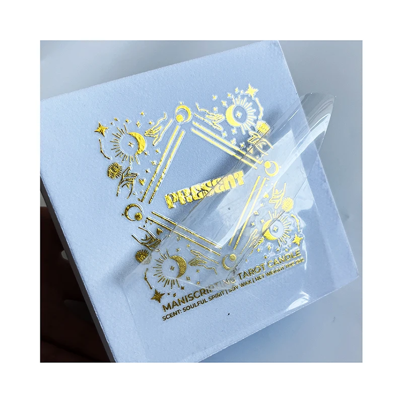 Waterproof And Permanent Custom 3D Logo Metal Gold Metallic Transfer Stickers  For Bottles Jars