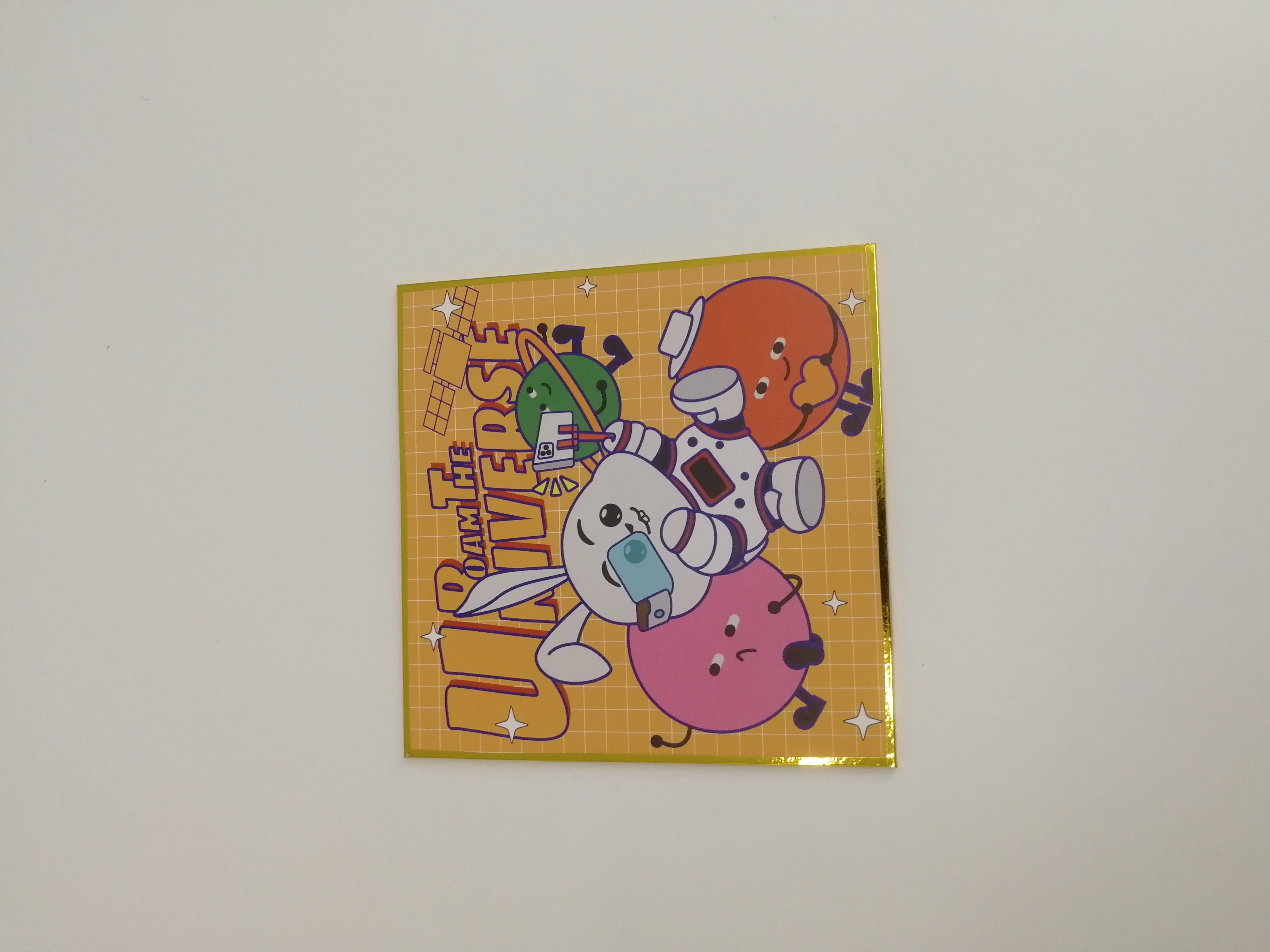 Shikishi Board Customization  Anime Illustration Japan Shikishi Folding Screen