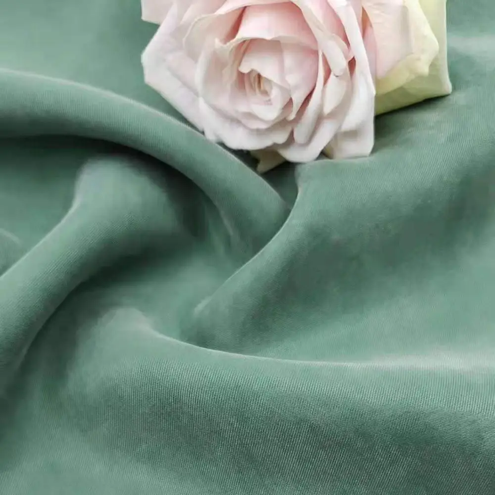 
sand wash cupra fabric Viscose blend twill garment textile 