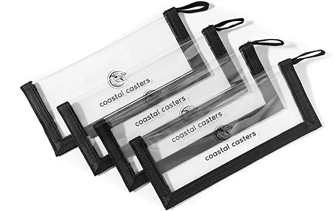 Fishing Lure Wraps Saltwater Resistant Fishing Gear, Fishing Hook Covers, Durable & Clear PVC