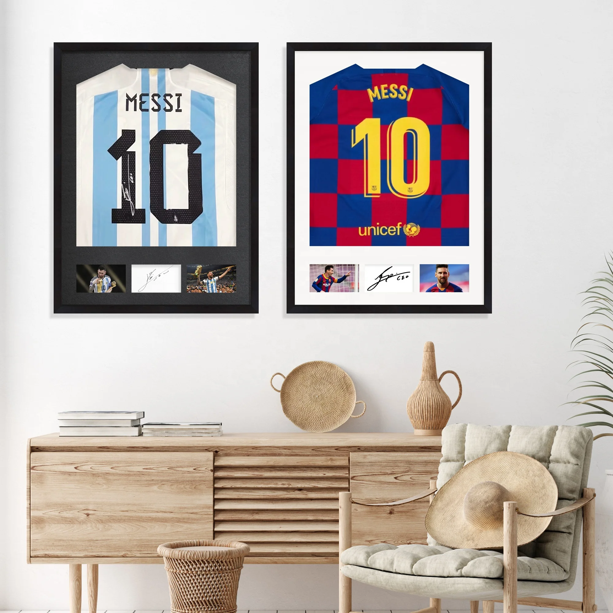 40x32inch Sport Jersey Display Frame Case With Mat Wood Shadow Box with for Football Baseball Soccer Shirt