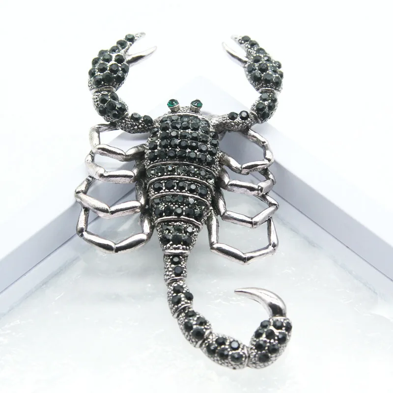 Vintage design Retro Scorpion Insect Big Pin Punk Accessories brooches