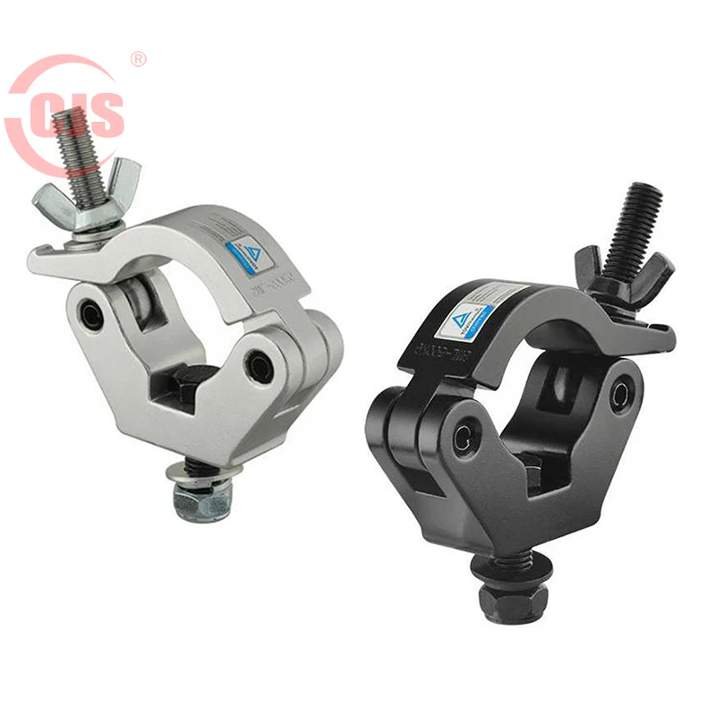 CJS5004(500) Tube48-51mm нагрузки 500 кг алюминиевая сценевая для крепежа осветительных приборов на сцене, система индикации аксессуары муфта ферменной конструкции стальной трубы зажим крюк