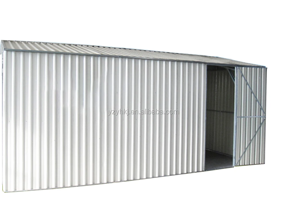  modular house garden shed with one side door prefab steel