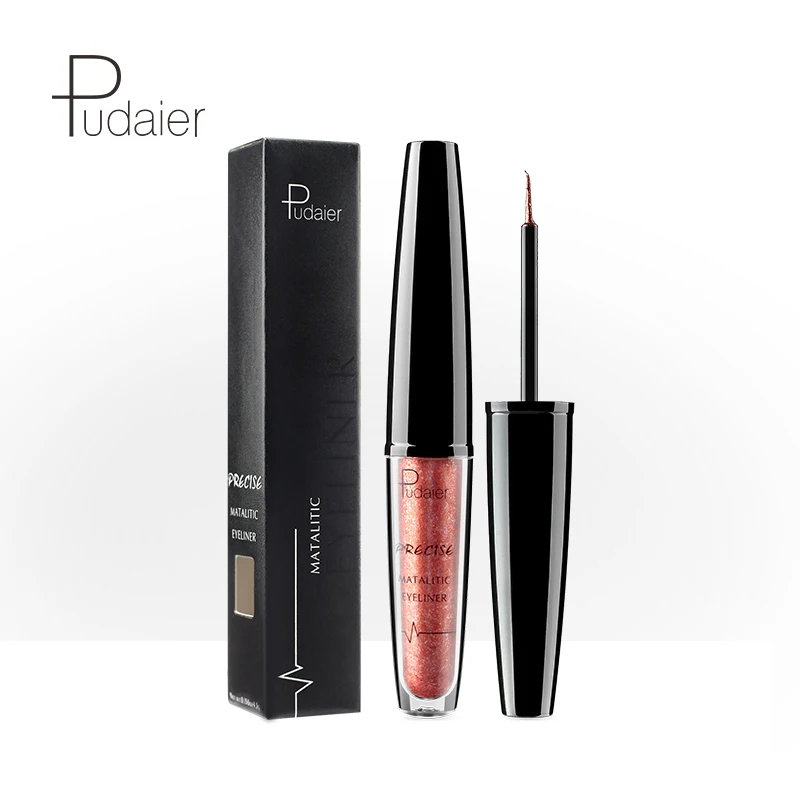 Long Lasting 16 Colors Eyeliner Private Label Glitter Highlighter Eye Makeup Waterproof Liquid Eyeliner Cosmetics