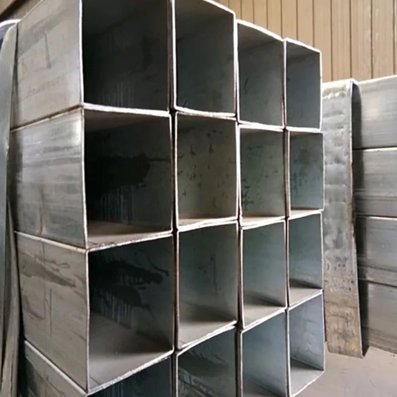 ASTM A106 A36 A53 1.0033 BS 1387 MS ERW hollow steel pipe GI hot dip galvanized steel pipe EMT welded steel square  pipes