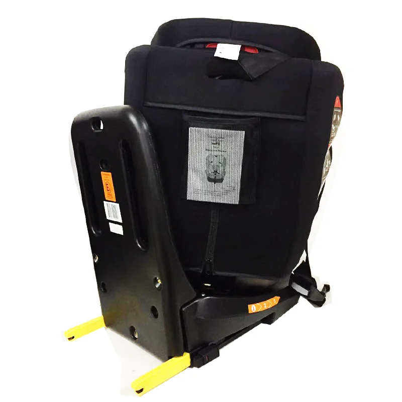 Сиденье автомобильное для безопасности детей, вращающееся на 360 градусов, 0 + 1 2 3, черно-серое