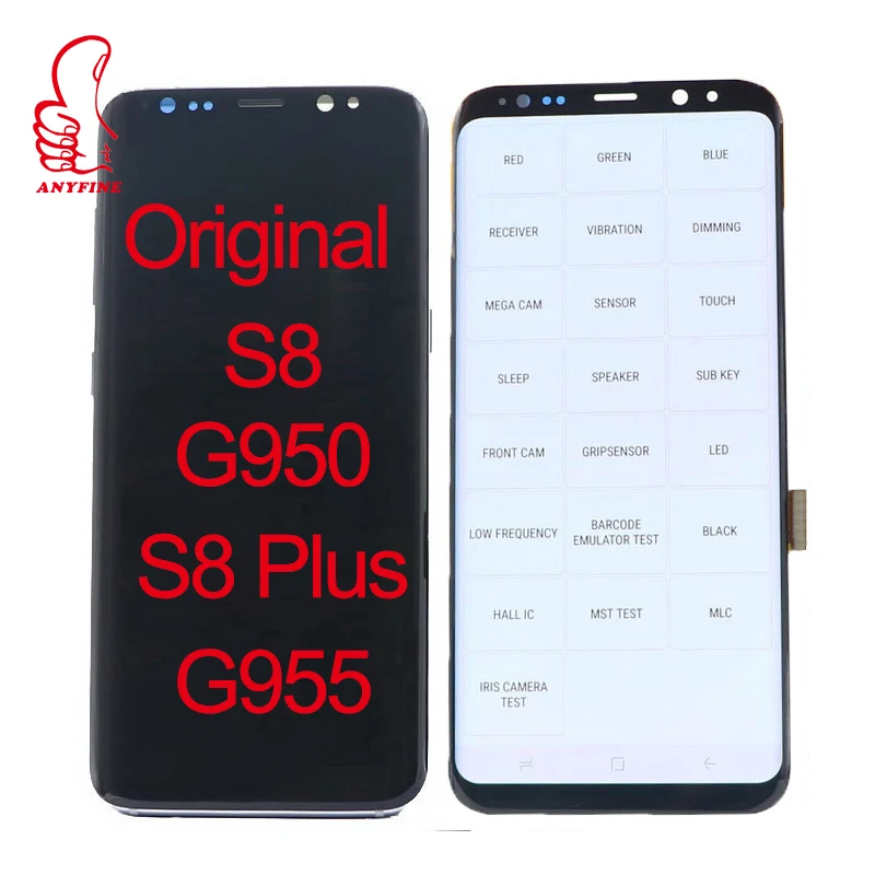 For samsung galaxy s8 display Mobile Phone Repair Parts LCD Display Touch Screen Digitizer for Samsung Galaxy S8 SM- G950
