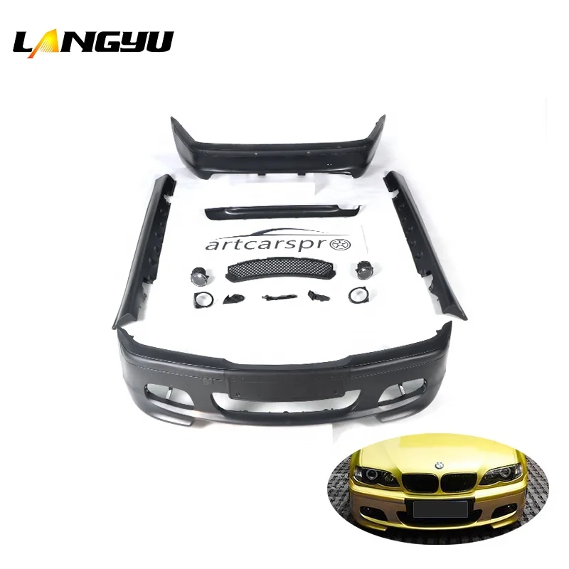 For Car Parts&Car Accessories PP Plastic 3 Series MT Style  Bmw E46 Body Kit Sedan
