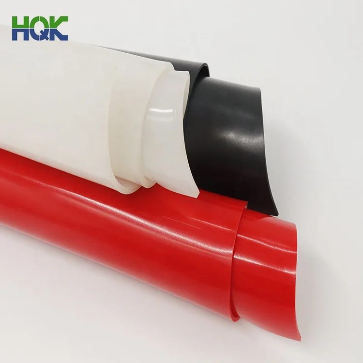 1mm food grade heat resistant silicone rubber sheet roll transparent high tear and heat resistant