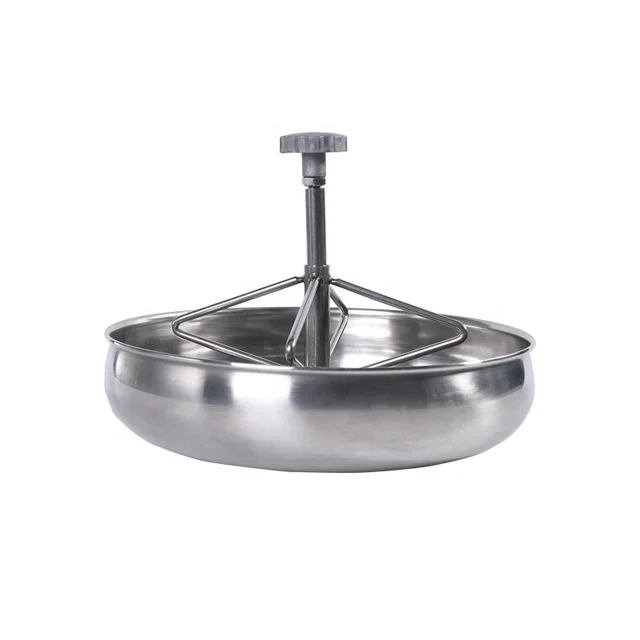 Livestock Stainless Steel Piglet Trough Fodder Four Slots Food Tray Piglet Food Bowl