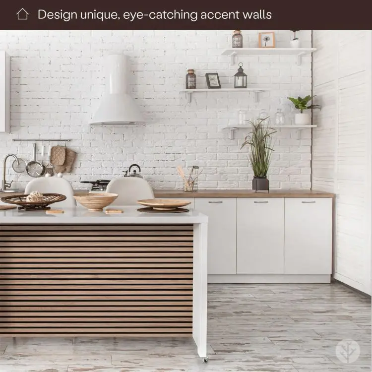 Modern Styled Solid Wood Slats for Acoustic Wall Coverings, Noise-Blocking Decorative Timber Wall Slats Panels