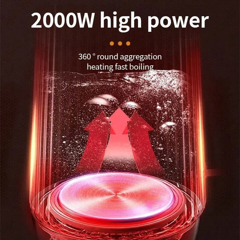 Popular Round Shape Small Electric Teapot Stainless Steel 0.5L Portable Mini Hot Water Boiler Heater for Indoor Travel